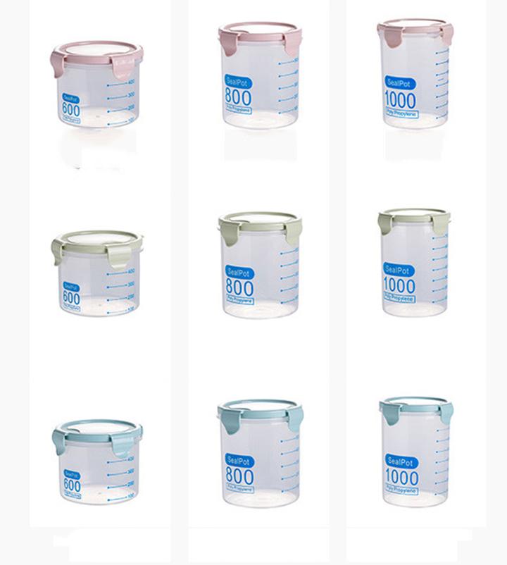 Bộ 3 hộp nhựa đựng thực phẩm SealPot 600ml/800ml/1000ml
