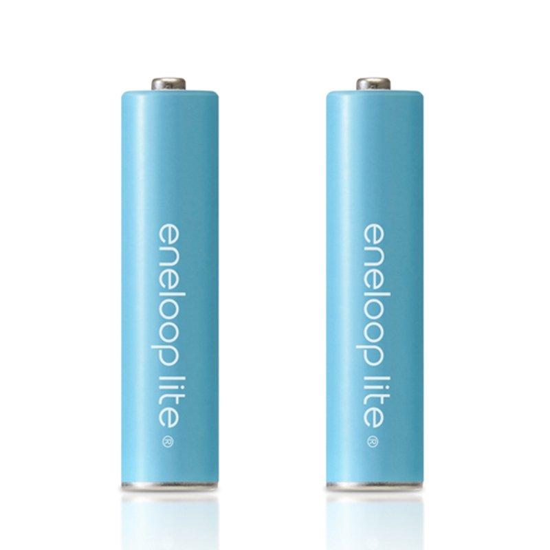 Bộ 2 pin sạc AAA Panasonic Eneloop Lite 600mAh (Xanh)  