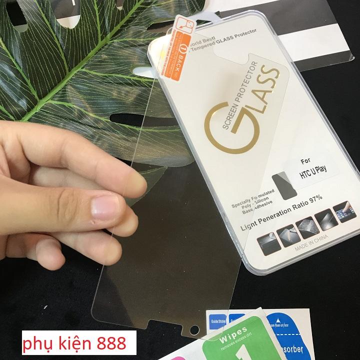 Combo kính cường lực và ốp silicon cho HTC U Play CB095