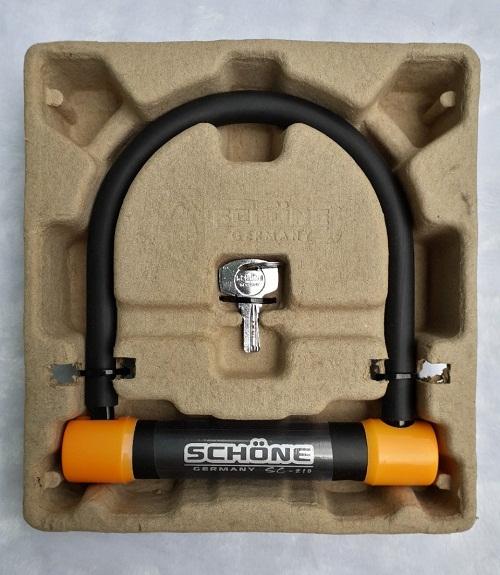Khóa SCHONE SC-210 chữ U xe máy cao cấp ( Germany )