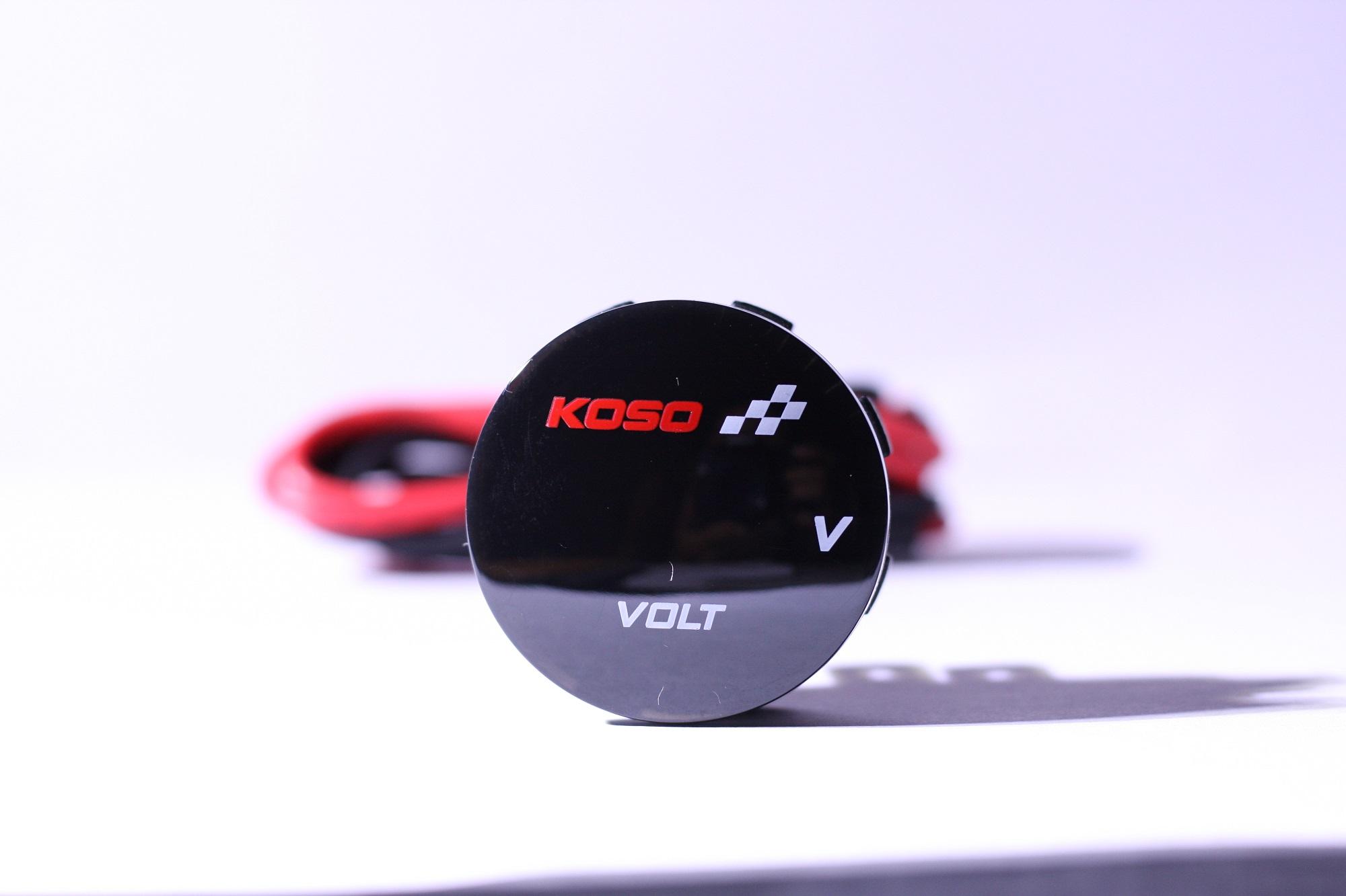 Đồng Hồ Koso Mini Đo Điện Bình Màu Đỏ