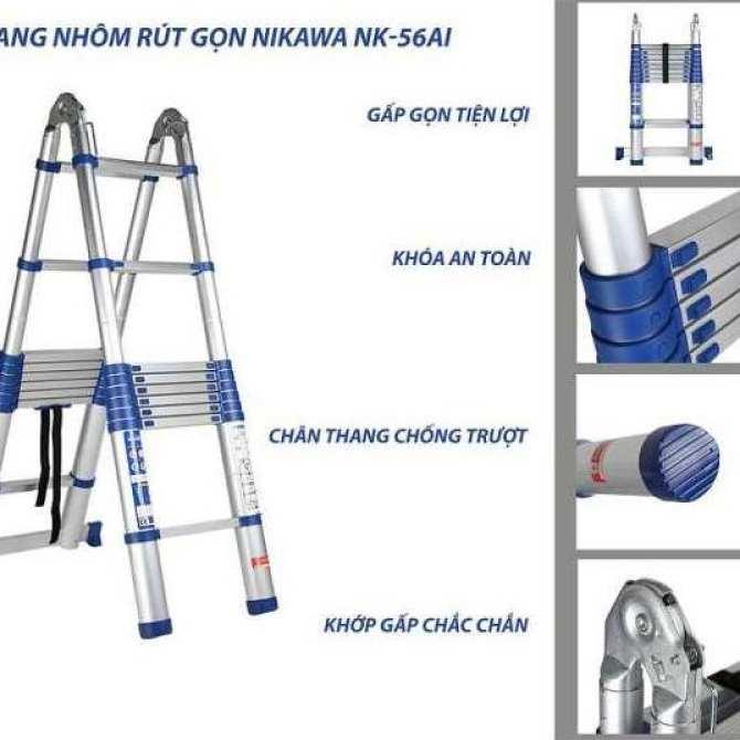 THANG NHÔM RÚT GỌN NIKAWA NK-56AI