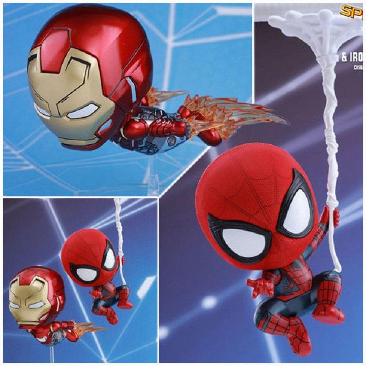 Mô hình Spiderman và Iron Man