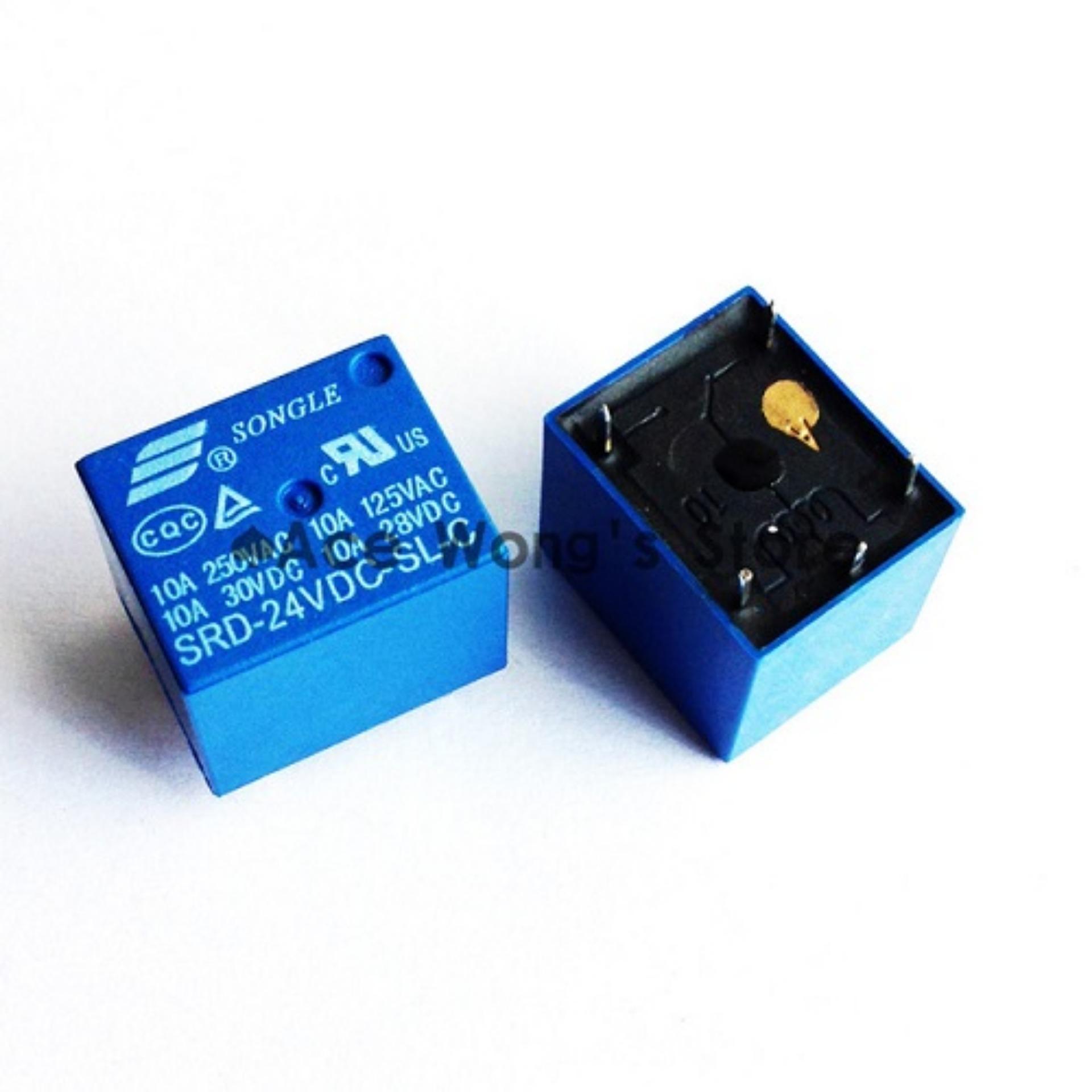 Relay 24V Songle SRD 5Chân 10A ( 1 Chiếc )
