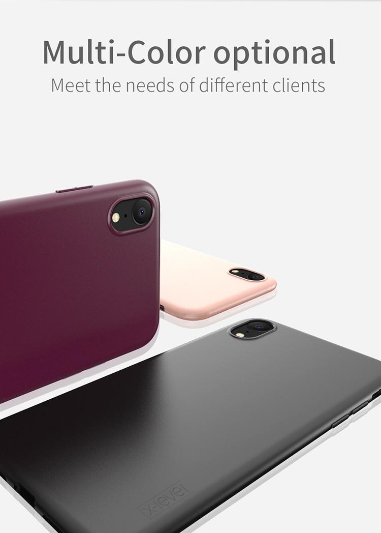 Ốp Lưng Silicon Cho iPhone XR hiệu X-level