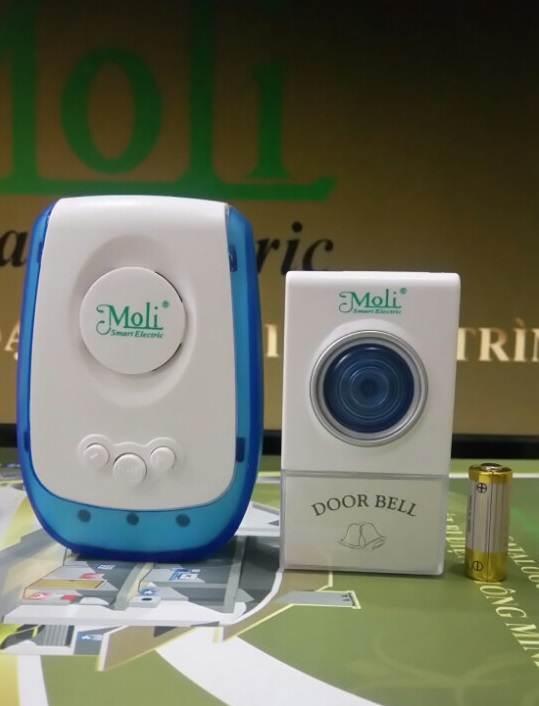 [HCM]BỘ 2 CHUÔNG CỬA KHÔNG DÂY 1 NÚT BẤM