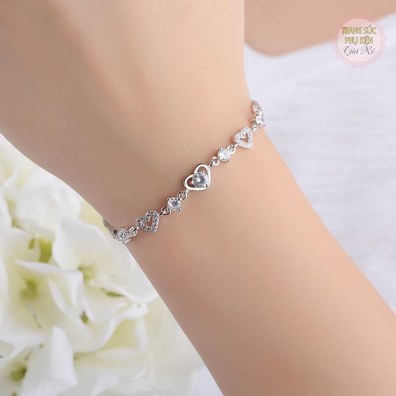 [HCM]Vòng tay trái tim mẫu mới LT51