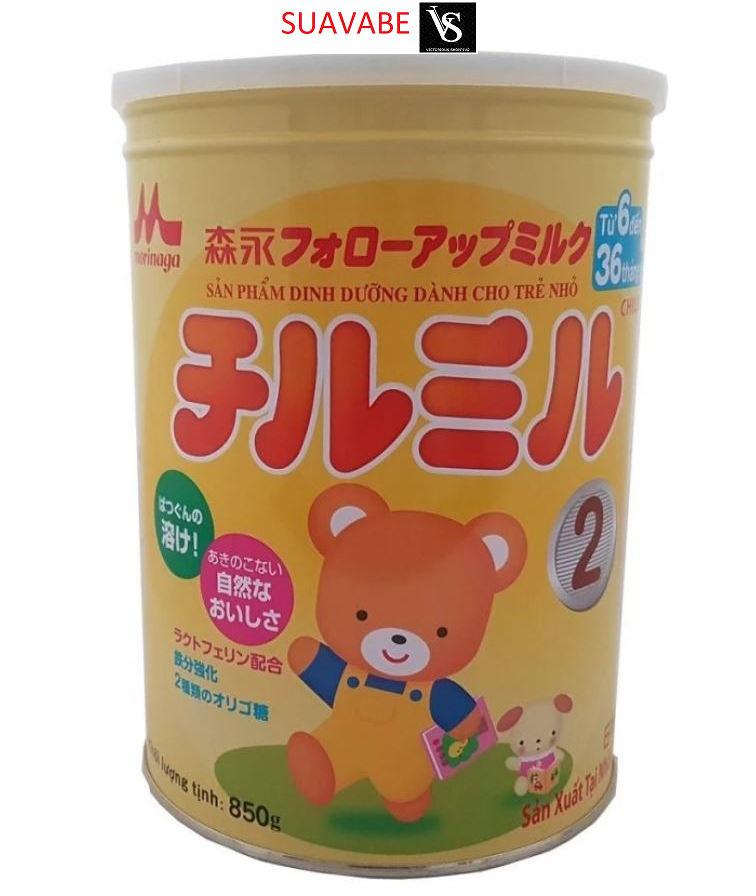 Sữa Morinaga số 2 850g ( đã tách đai date mới)