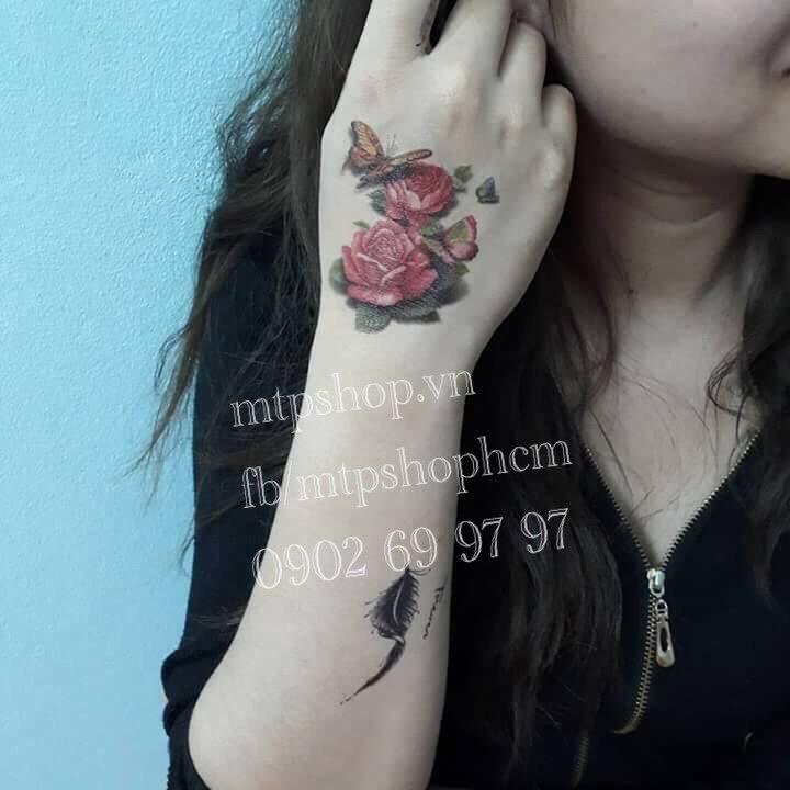 [HCM]Combo 7 tấm hình xăm hoa 3d - mua 2 combo tặng bắp tay mini 10x20cm