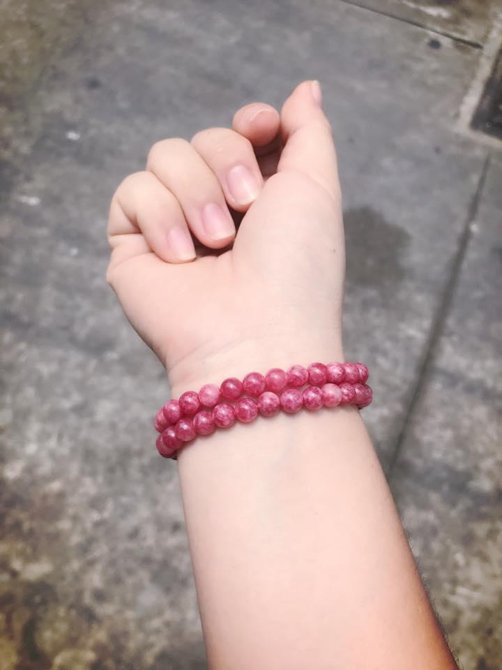 [HCM]COMBO VÒNG TAY RUBY HỒNG NGỌC SIZE 6LY