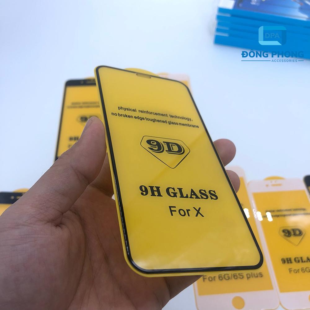 [HCM]Kính Cường Lực iPhone Full Màn Hình 9D Cao Cấp