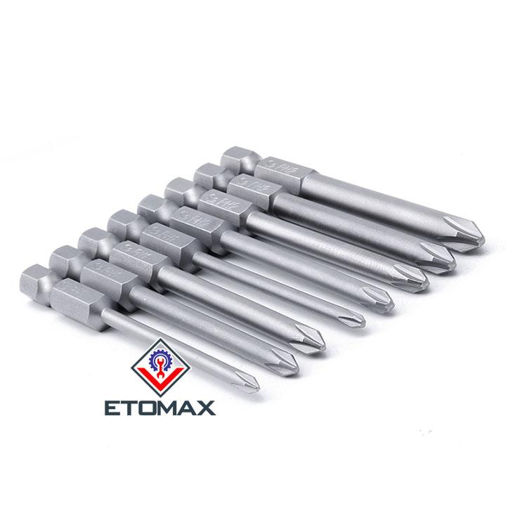 Bộ 8 đầu vặn vít 4 cạnh lục giác cao cấp