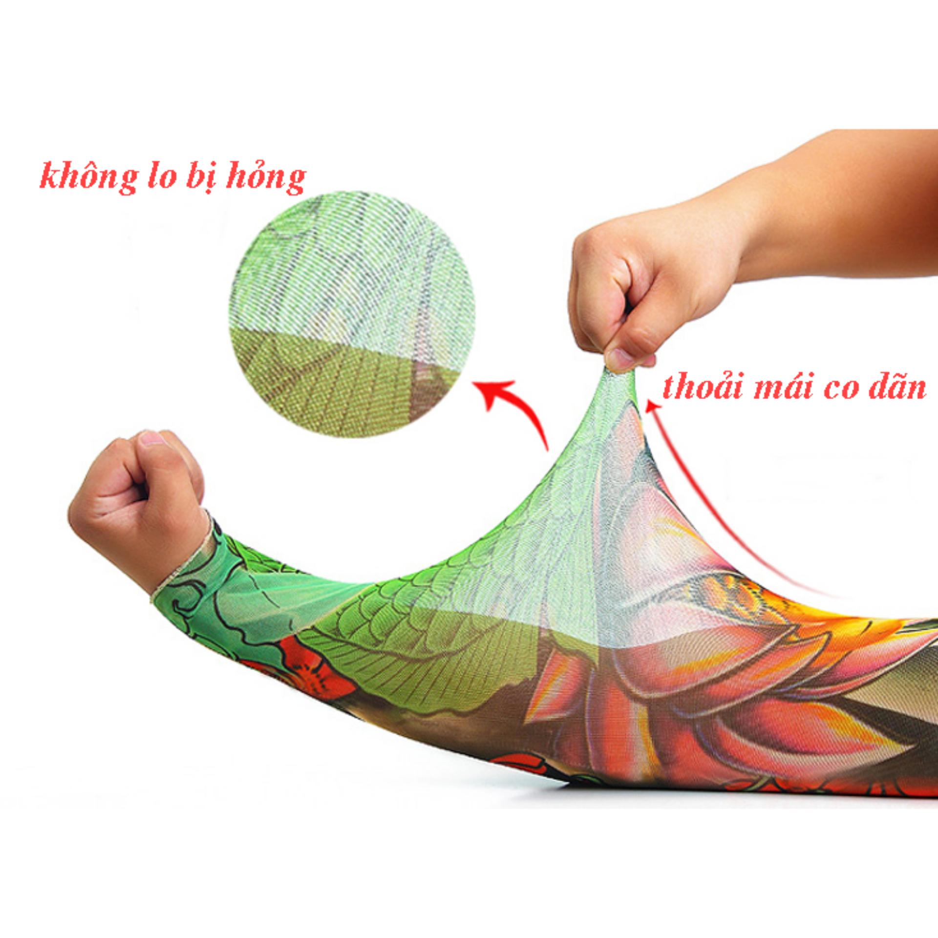 Bao Tay Giả Xăm Hình Cá Tính Phượt