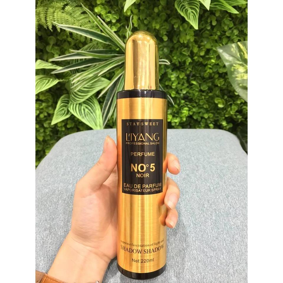 XỊT DƯỠNG TÓC HƯƠNG NƯỚC HOA LIYANG NO5