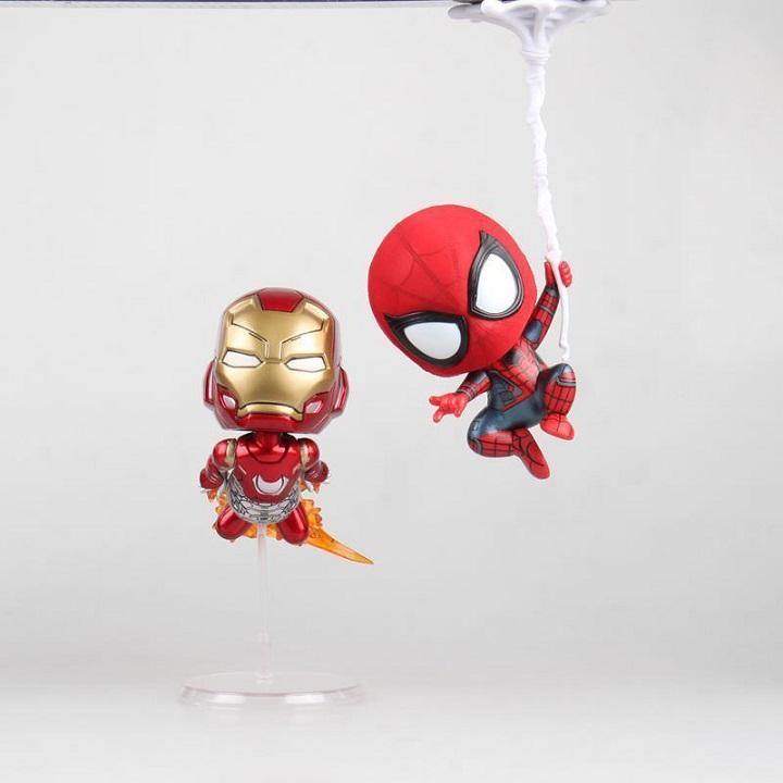 Mô hình Spiderman và Iron Man