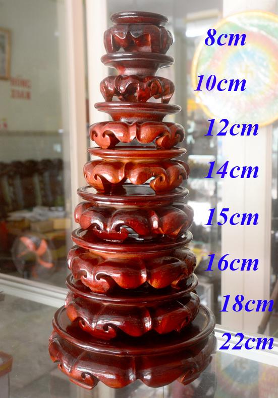 [HCM]Đôn Gỗ-Đế Gỗ tròn đặt tượng thờ-Nhiều cỡ