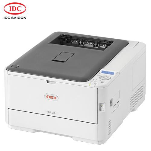 Máy in laser màu A4 OKI C332dn (Trắng- xám)