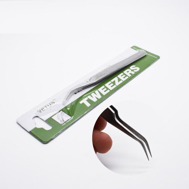 Combo  Nhíp Thẳng & Cong Tweezers VETUS