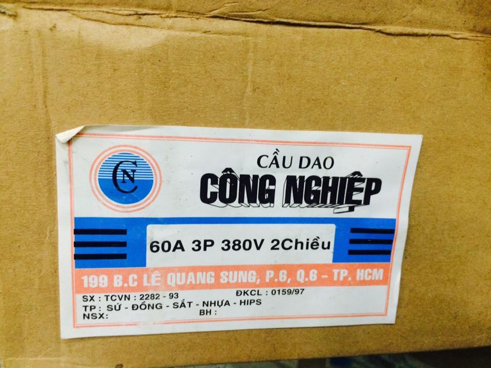 Cầu dao công nghiệp 3 pha 60A