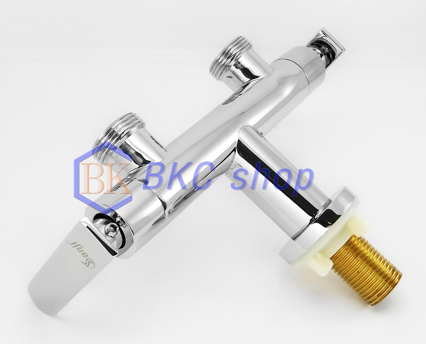 [HCM]Vòi rửa chén lạnh đôi Sanji CL16 (Bạc)