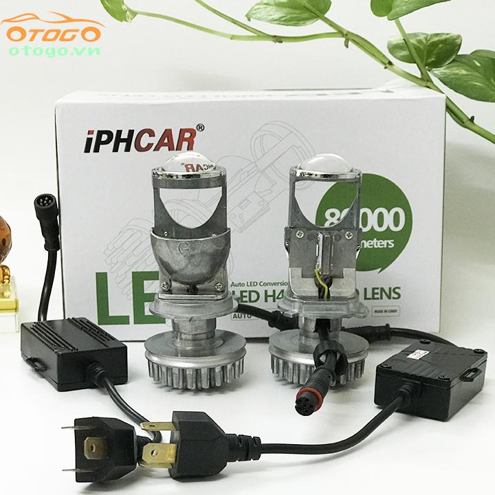 Đèn Bi Cầu Led Siêu Sáng IPHCAR Chân H4