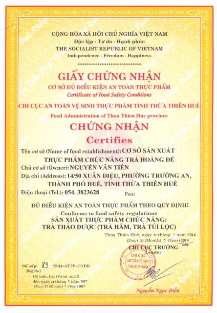 3 gói x 500g Trà cung đình Huế G8 ( ĐẶC SẢN HUẾ , Đức Phượng chính gốc tổng cộng 1,5 kg )
