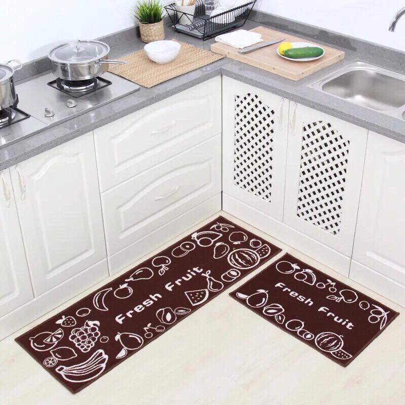 Bộ 2 thảm trải sàn bếp cao cấp kiểu dáng sang trọng chống trơn trượt, bộ 2 thảm lót sàn bếp cao cấp 40x60cm và 40x12cm, bo 2 tham lot san bep cao cap 40x60cm va 40x120cm bo 2 tham trai san bep cao cap kieu dang sang trong chong tron truot