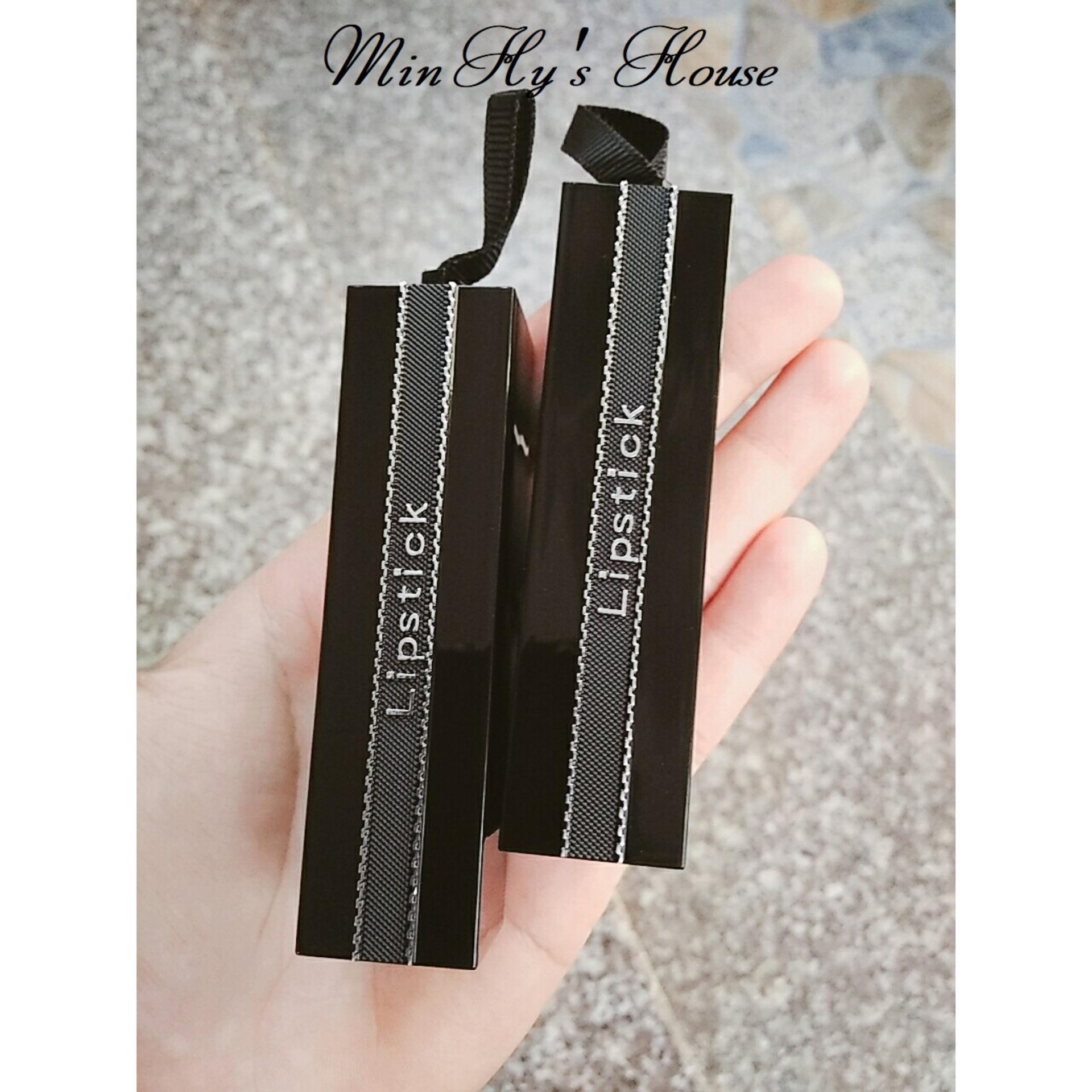 2 Vỏ son sáp vuông, bóng dây lipstick (nguyên liệu làm son handmade)