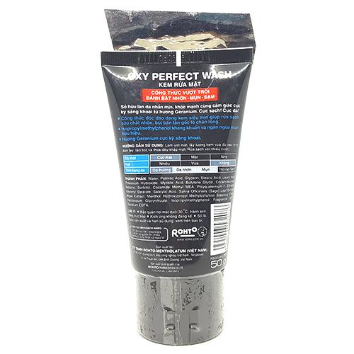 Sữa rửa mặt Oxy Perfect Wash tuýp 50g