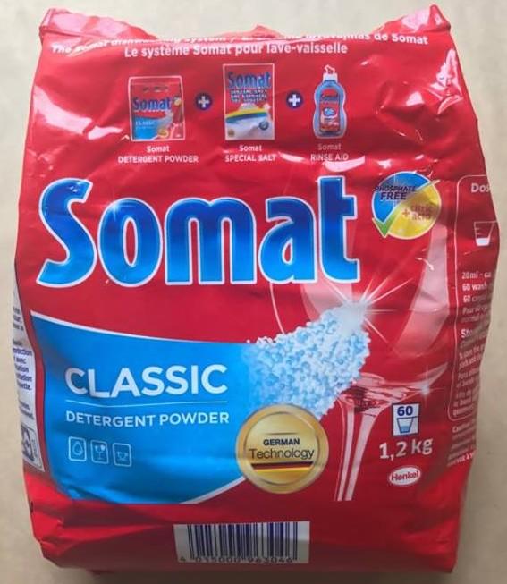 Bột rửa bát somat 1,2kg ,tặng 5 viên rửa bát finish nhật khi mua 2 gói
