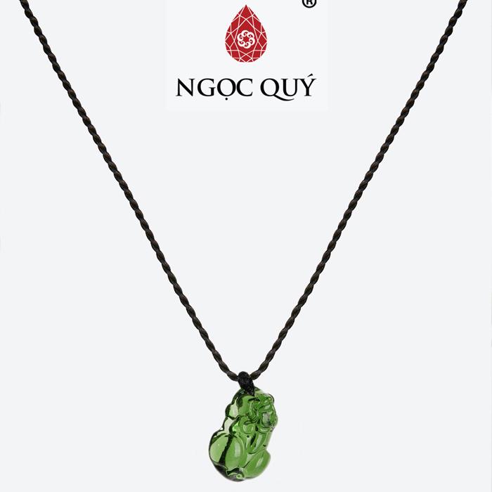Mặt dây chuyền đá pha lê tỳ hưu - ngọc quý gemstones