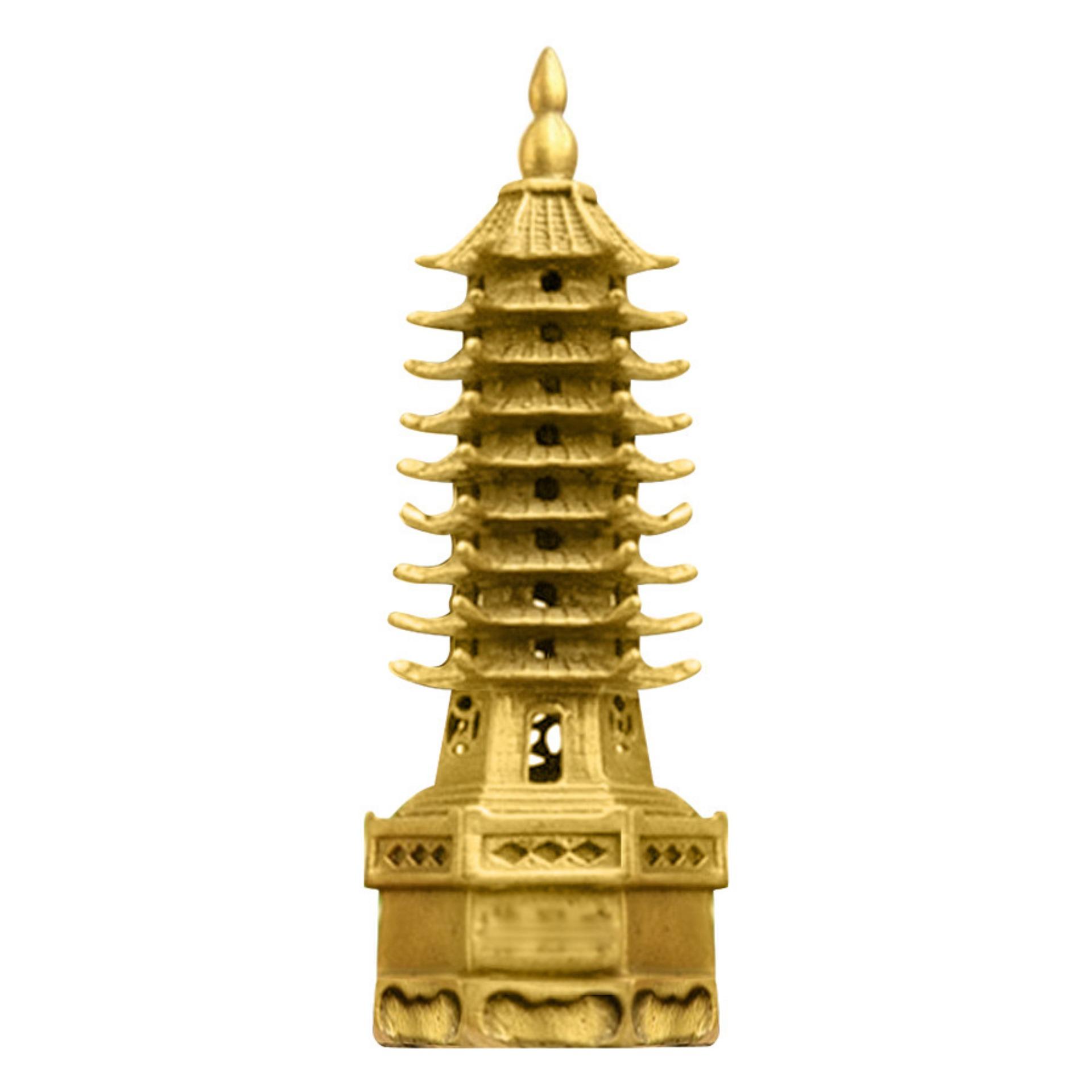 Tượng Tháp Văn Xương - Chất liệu đồng thau cao 13cm ( phong thuỷ  phát huy học vấn)