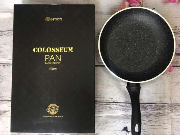 CHẢO VÂN ĐÁ ĐÁY TỪ ELMICH COLOSSEUM EL-192X PHI 28cm