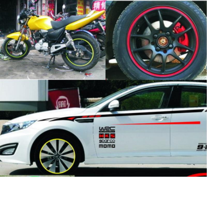 Bộ decan dán phản quang vành xe 206635