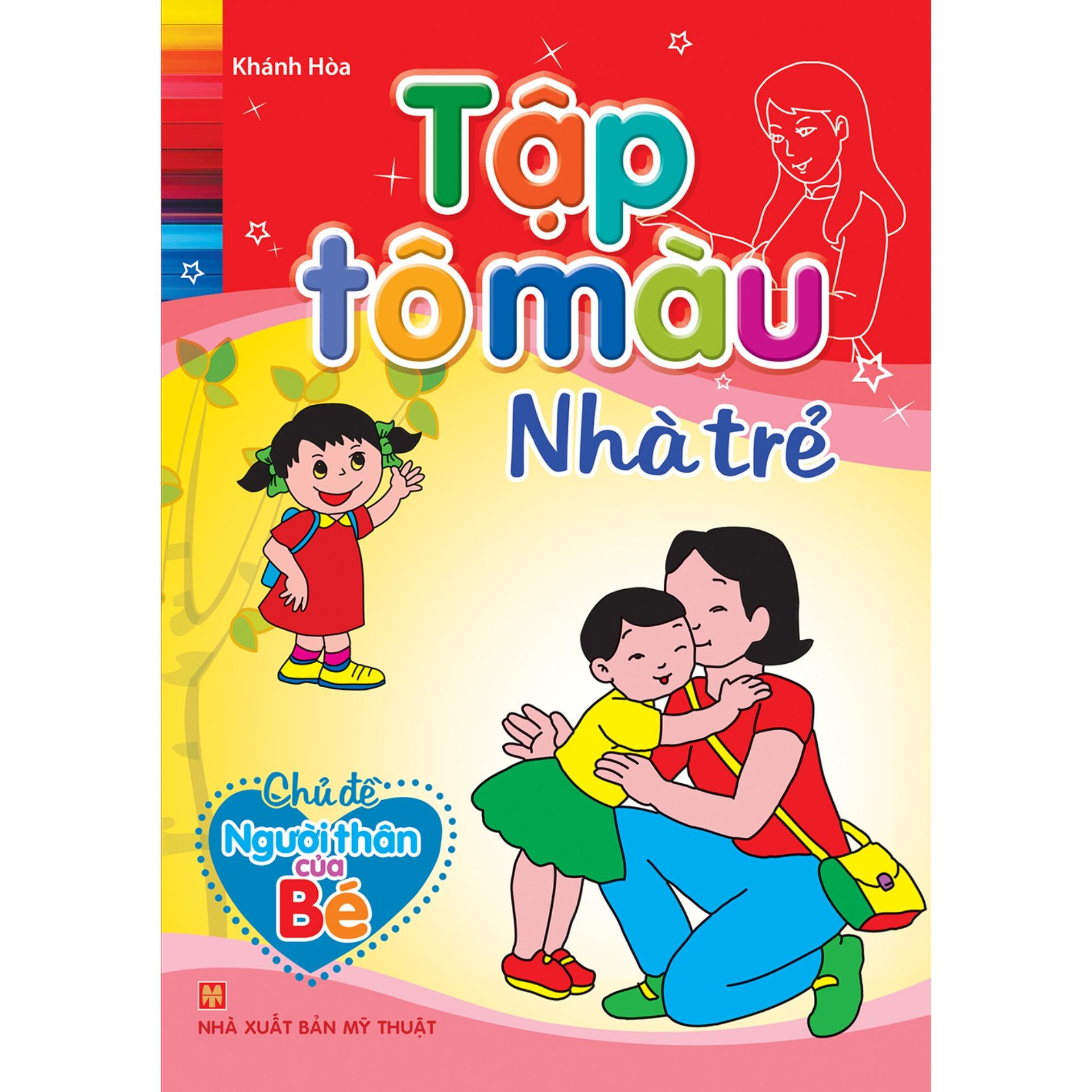 Sách: Tập Tô Màu Nhà Trẻ ( Túi 8 Cuốn)