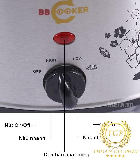 Nồi nấu cháo cho bé BB COOKER 1.5L (Màu Bạc)