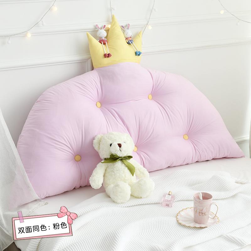 Aimi Với 100% Cotton Hai Mặt Công Chúa Công Chúa Vương Miện Lớn Tựa Lưng Bé Giường Sô Pha Mềm Ôm Gối Tựa Có Thể Tháo Ra Giặt