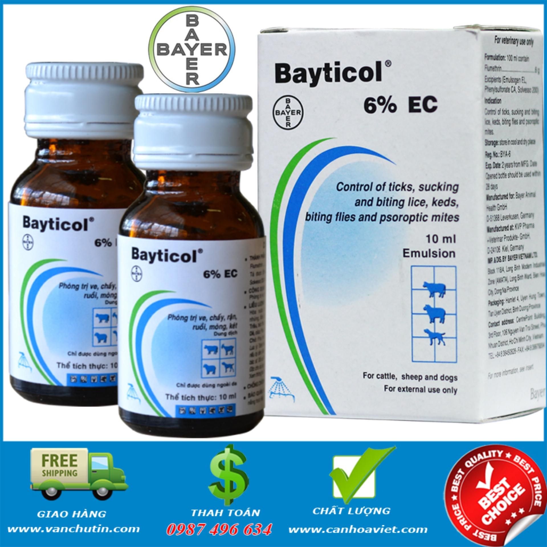 [HCM]Thuốc xịt Phòng trị ve ghẻ chấy rận ruồi mòng két 10ml
