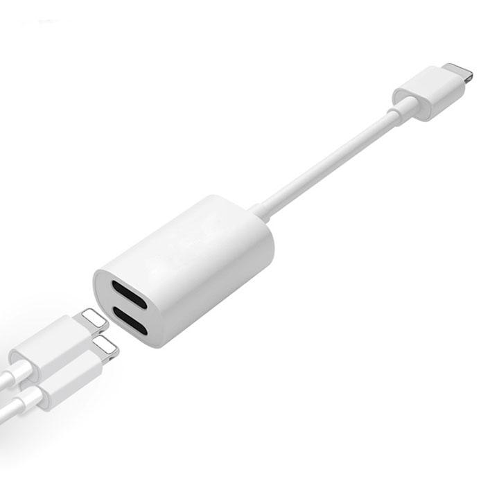 Cáp chia cổng Lightning 1 ra 2 cho Ip 7, 8