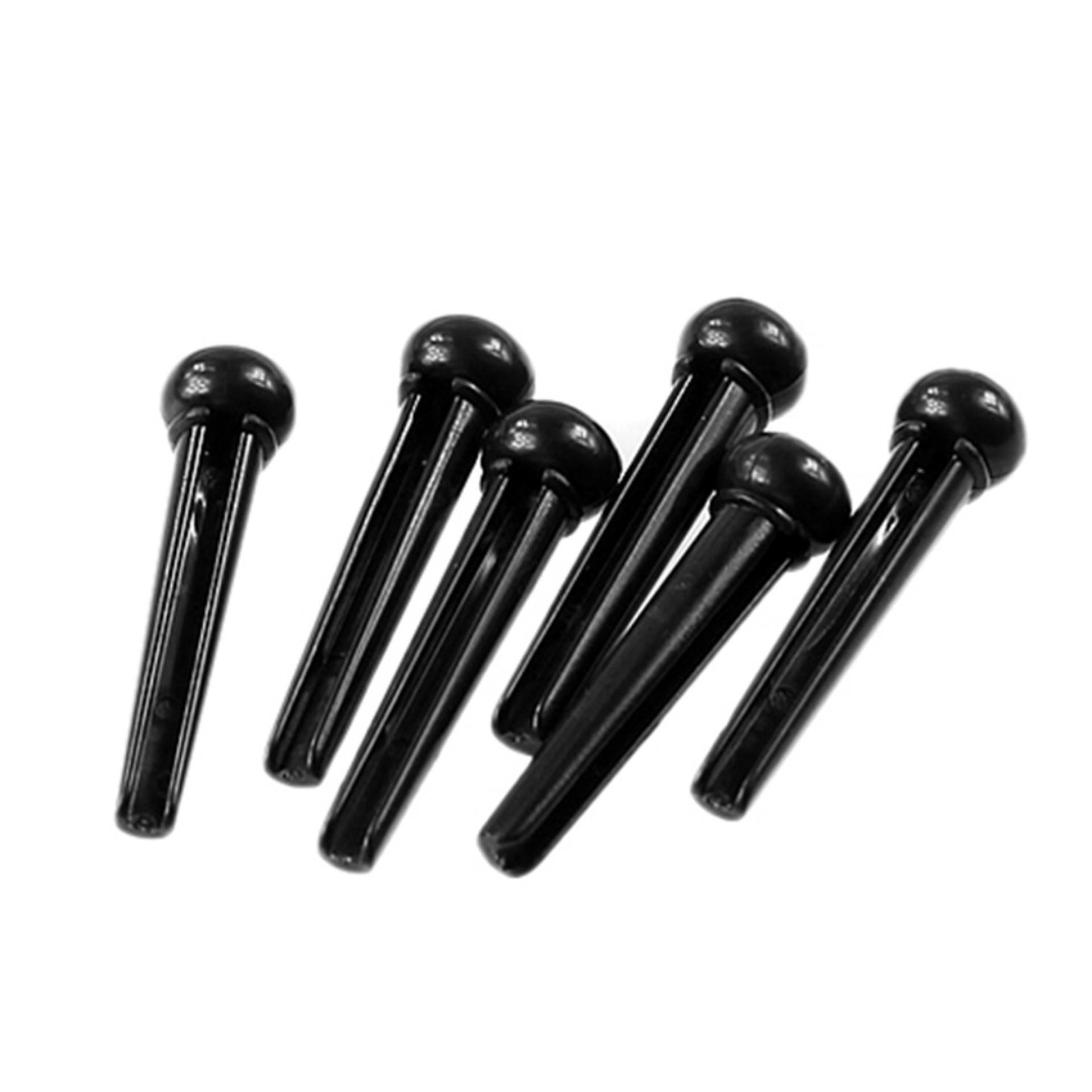 Bộ 6 chốt dây đàn guitar màu đen