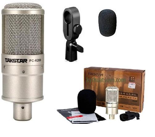 Mic thu âm takstar pc k200