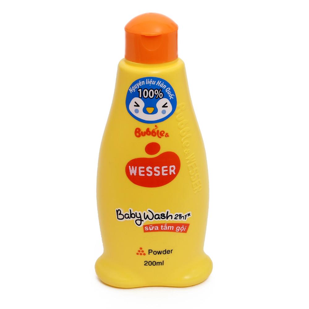 Sữa tắm gội Wesser 200ml - Cam