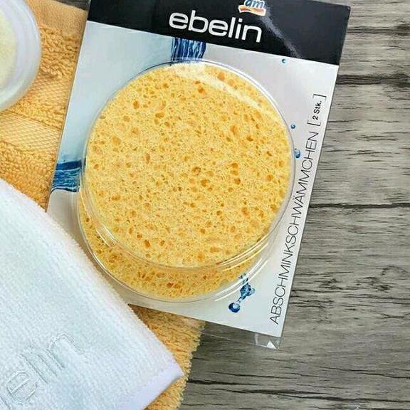 Miếng bọt biển rửa mặt Ebelin xách tay Đức
