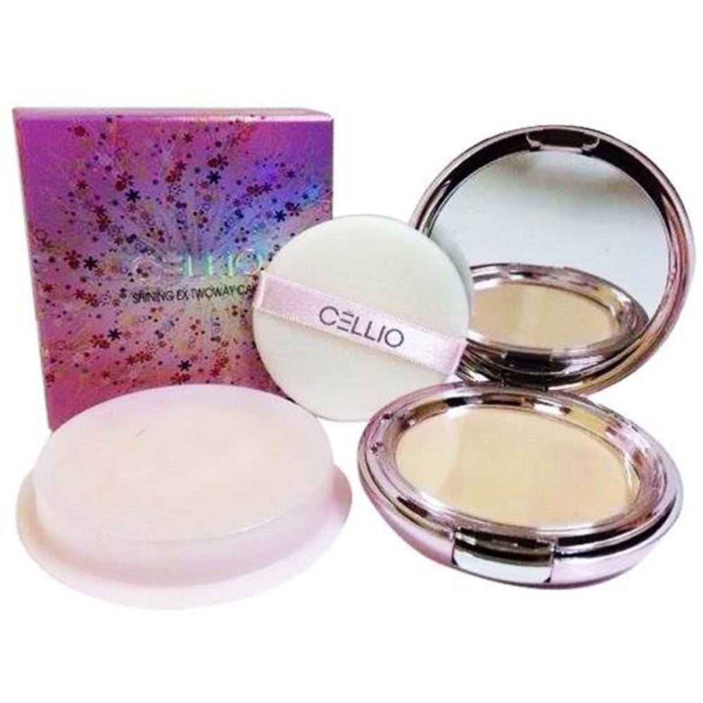 Phấn trang điểm Celilo Shining Ex Twoway Cake Hàn Quốc 12g ( 2 lõi )
