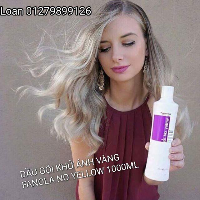 Dầu gội khử ánh vàng fanola no yellow 1000ml