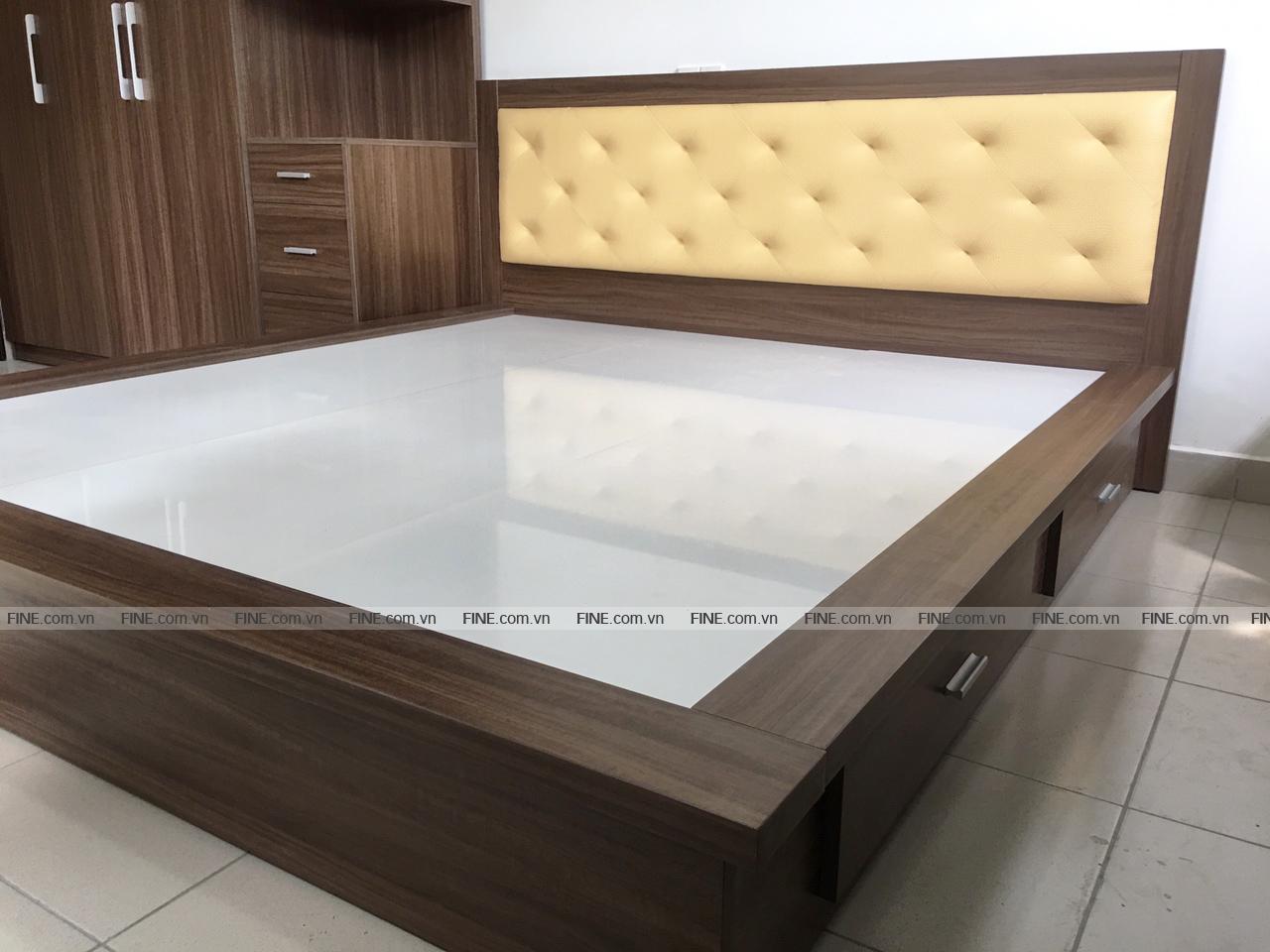 Giường FINE 2 Hộc Kéo FG033 (180cm x 200cm)