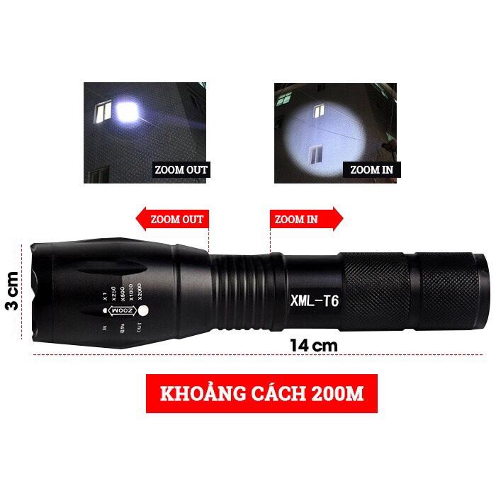 Đèn pin siêu sáng XML-T6