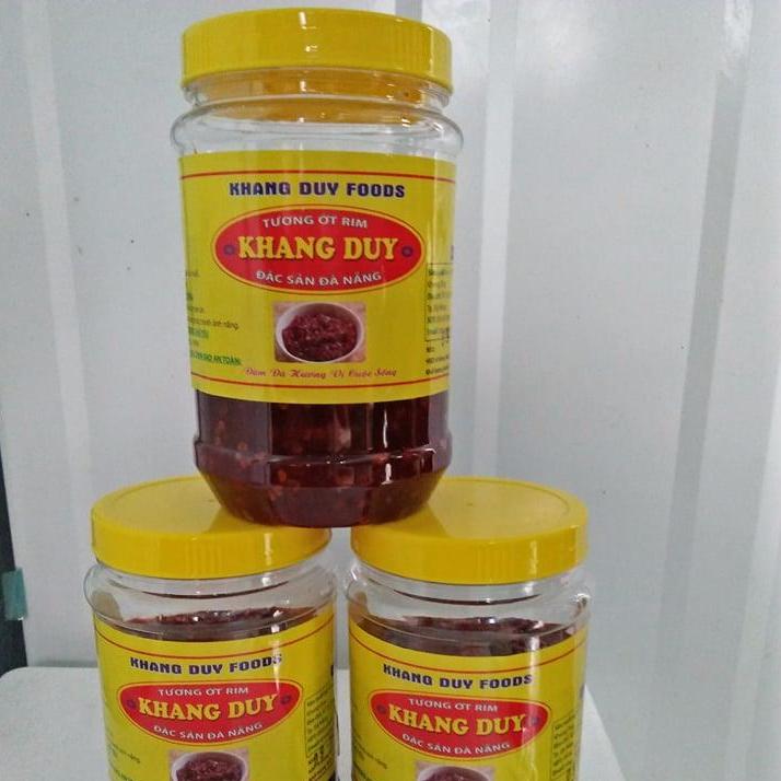 COMBO 3 HŨ TƯƠNG ỚT RIM ĐẶC SẢN ĐÀ NẴNG LOẠI 500G NGON TUYỆT