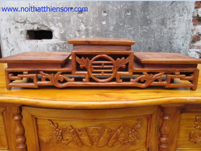 Tam sơn thủng gỗ hương  16cm ( ngang 15 x dài 53 cm )