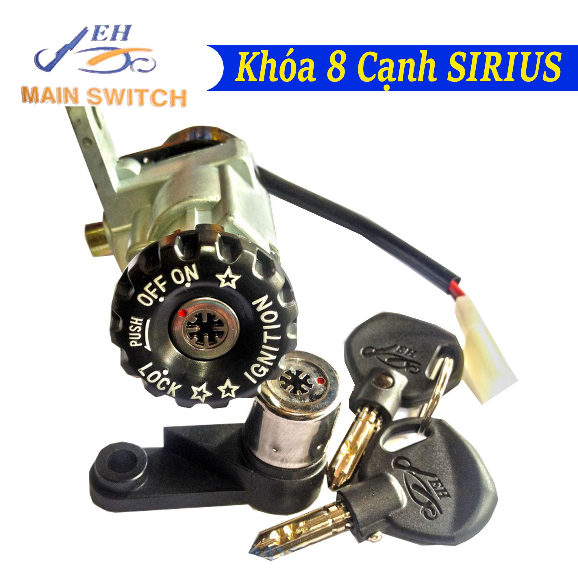 [HCM]Ổ Khóa Chống Trộm 8 Cạnh Xe Sirius